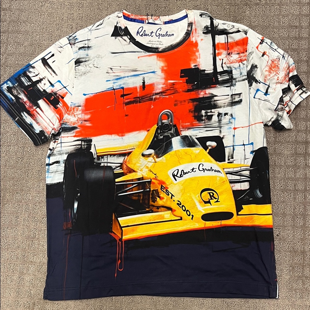 Robert Graham Racecar Graphic Tee